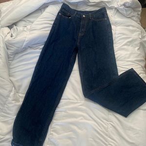 SHEIN dark blue jeans